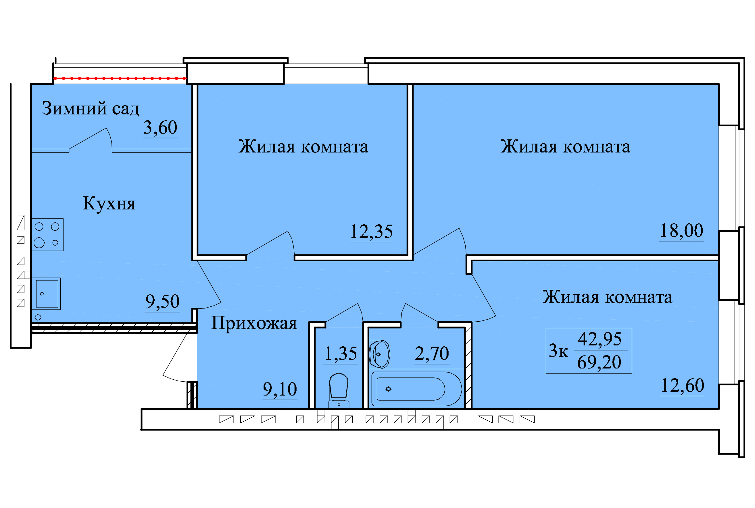 Схема квартиры барбоскиных